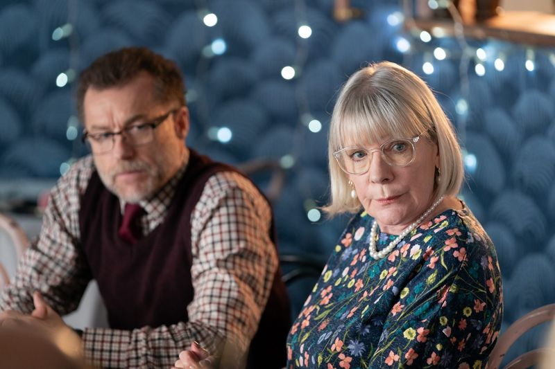 Carole og Mark Chris Quentin og Diana Weston i Hollyoaks som Kyle Kelly