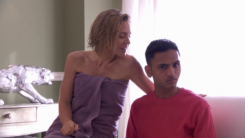 Cindy Cunningham und Imran Maalik in Hollyoaks