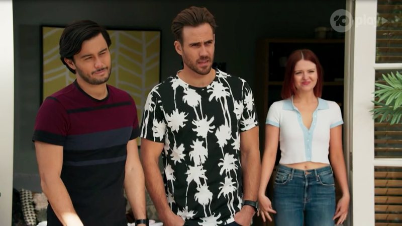 Voisins spoilers, David Tanaka, Aaron Brennan, Nicolette Stone