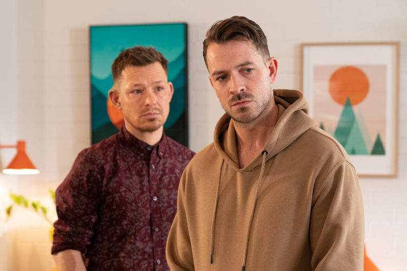 Darren Osborne și Kyle Kelly în Hollyoaks