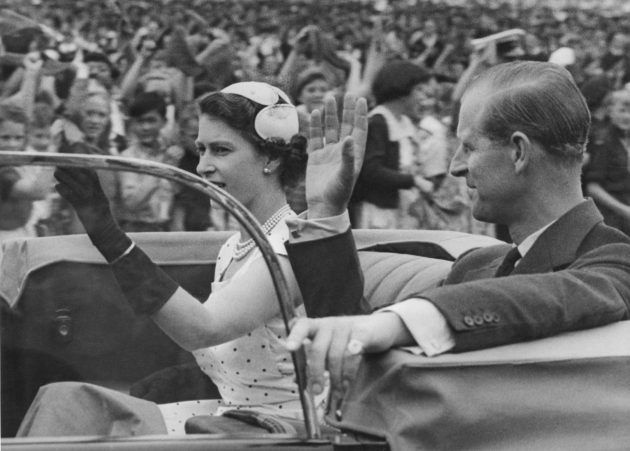 Dronningen og hertugen av Edinburgh på New Zealand i 1953