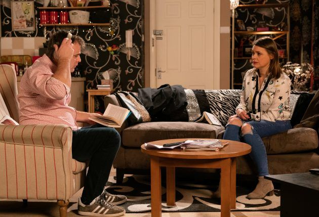 Steve i Tracy na Coronation Street