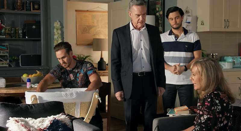 Spoilers de los vecinos, Jane Harris, Paul Robinson, David Tanaka, Aaron Brennan