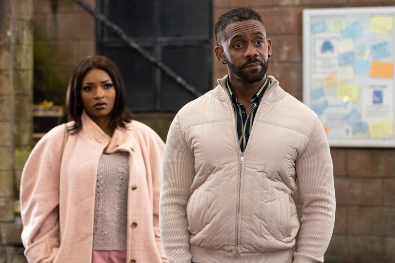 Felix Westwood und Celeste in Hollyoaks.
