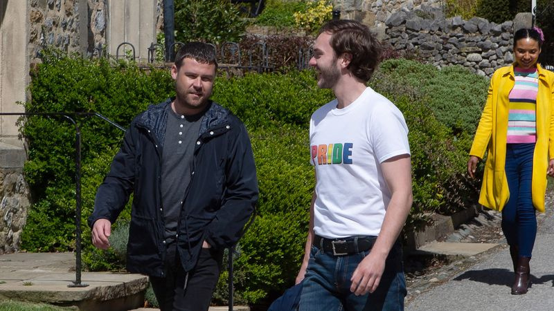Ben et Aaron à Pride