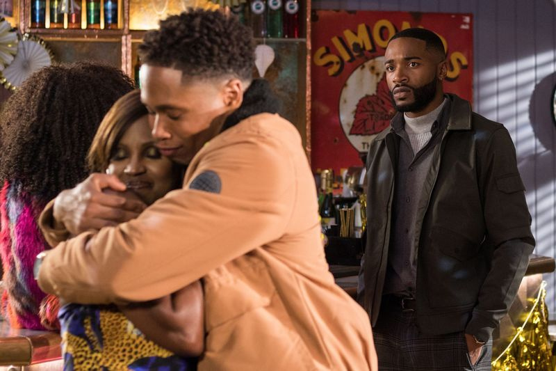 Mitchell, Martine en Toby in Hollyoaks