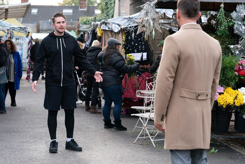 Callum Highway e Jack Branning em EastEnders