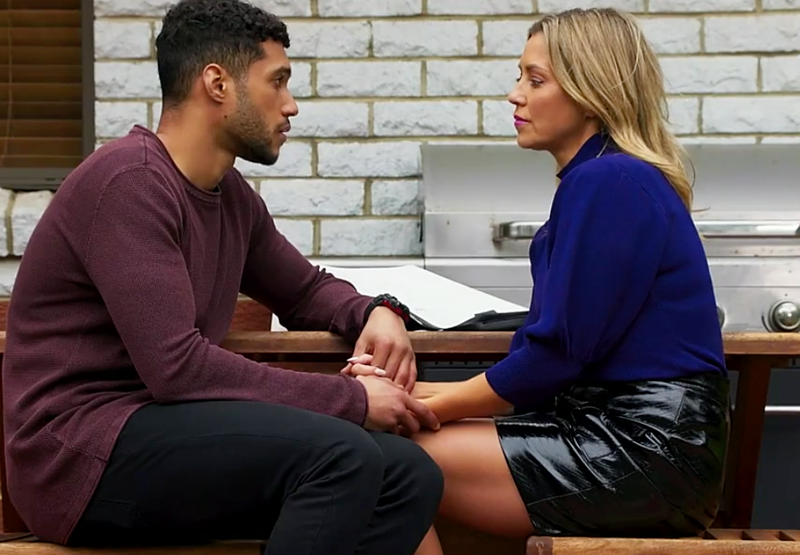 Levi Canning og Amy Greenwood i Neighbours.