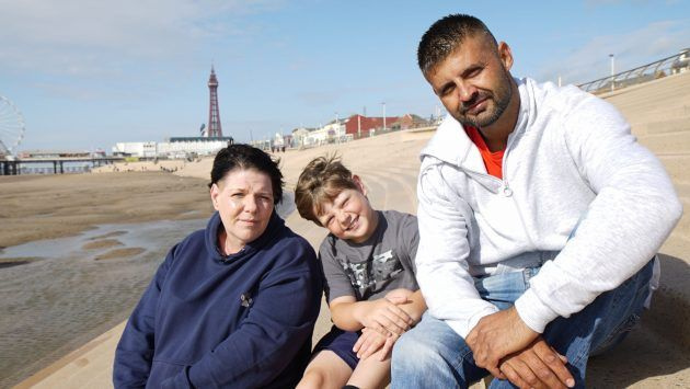 Clair, Isaac și Paul la reuniunea lor din Blackpool