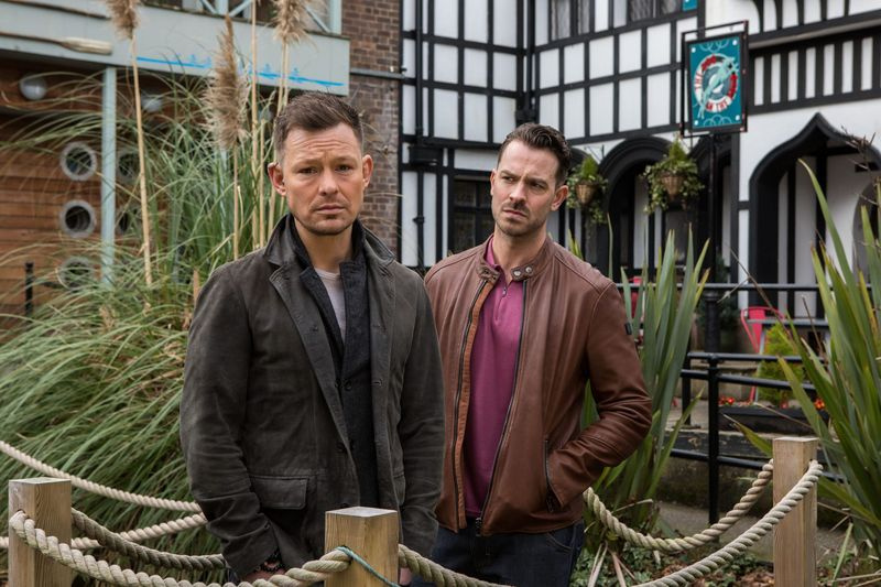 Darren Osborne i Kyle Kelly w Hollyoaks