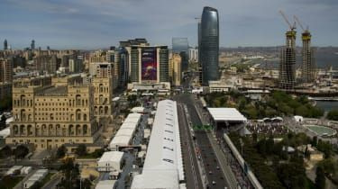 Circuitul orașului Baku găzduiește Marele Premiu al Azerbaidjanului de F1