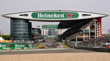 F1 Chinese Grand Prix hålls på Shanghai International Circuit