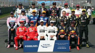 Klasa 2019 ustawia się przed pierwszym Grand Prix sezonu w Australii