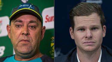 Darren Lehmann Steve Smith Australia majstrowanie przy piłce do krykieta