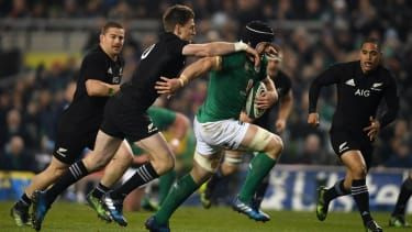 Nova Zelandija je 19. novembra 2016 na stadionu Aviva v Dublinu premagala Irsko z 21:9.