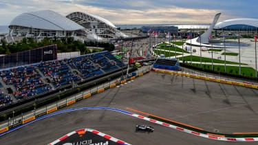 Grand Prix Rosji Formuły 1 odbywa się na torze Sochi Autodrom w Soczi