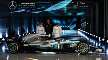 Lansarea mașinii Mercedes W09 F1 2018