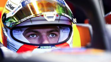 Max Verstappen körde Red Bull Racing RB16 på Silverstone