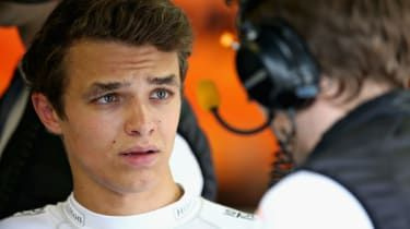 Pilotul McLaren Lando Norris se află în prezent în sezonul său de debut în Formula 1