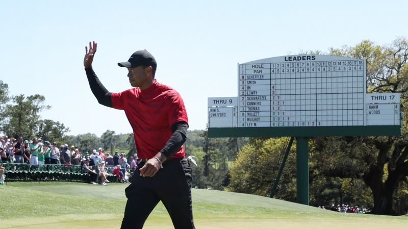   Tiger Woods ที่ The Masters 2022