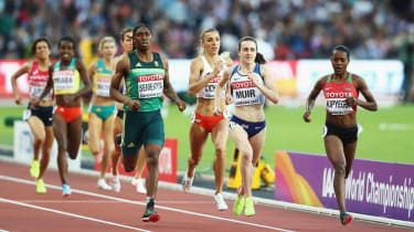 Caster Semenya Laura Muir