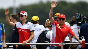 Kierowcy Ferrari 2019 Charles Leclerc Kimi Raikkonen