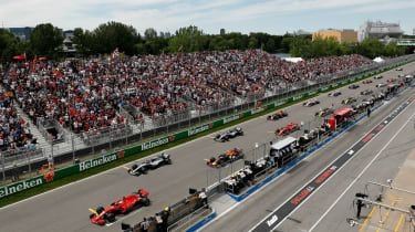 GP Kanady F1 odbywa się na torze Circuit Gilles-Villeneuve w Montrealu
