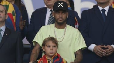 Neymar bol na tribúne a sledoval, ako Brazília porazila Peru vo finále Copa America 2019