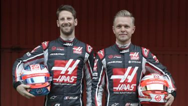 Haas F1 2019 förare Romain Grosjean Kevin Magnussen