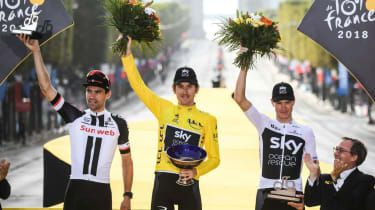 Geraint Thomas Tour de France trofæ stjålet Team Sky