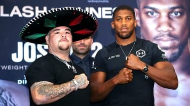 Tungviktsmästaren Andy Ruiz Jr går head-to-head med utmanaren Anthony Joshua på lördag