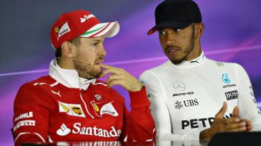 Sebastian Vettel, Lewis Hamilton