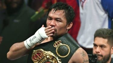 Den filippinske bokseren Manny Pacquiao er den regjerende WBA-mesteren i superweltervekt
