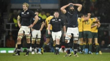 Majstrovstvá sveta v rugby: Škótsko sa zlomilo, keď juh ničí sever