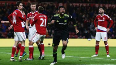 Costa útočil, aby sa ako skalopevná Chelsea dostala na čelo ligy