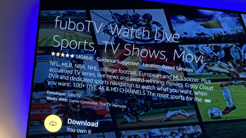 FuboTV на Amazon Fire TV