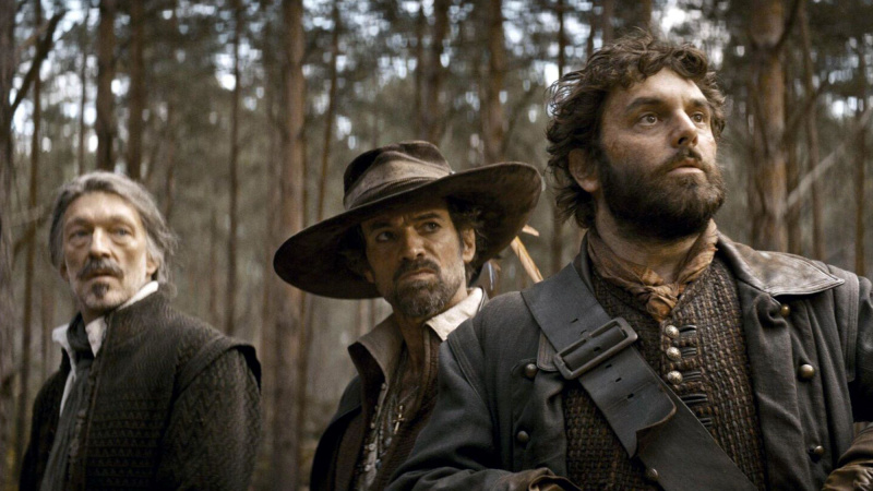   Vincent Cassel, Romain Duris και Pio Marmai στο The Three Musketeers Part 1: D'Artagnan