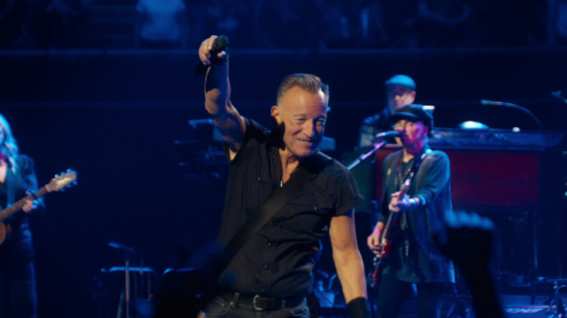   Bruce Springsteen na pódiu