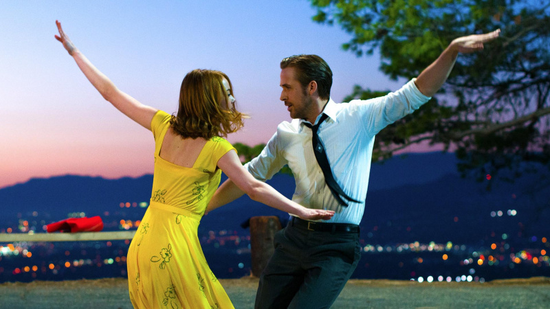   Emma Stone ja Ryan Gosling filmis La La Land