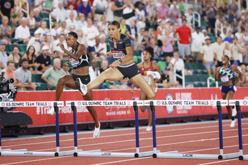 Dalilah Muhammad Sydney McLaughlin 2021 Juegos Olímpicos de Tokio Track Field