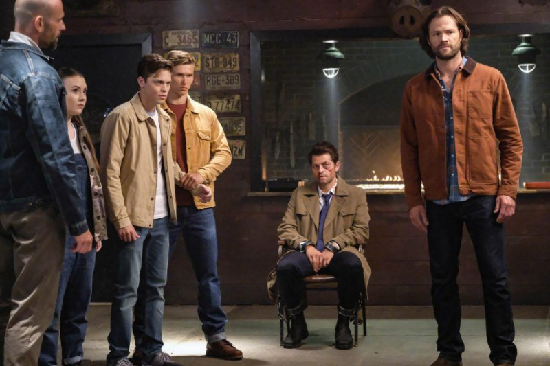 Supernatural -Katherine Evans, Alexander Calvert, Misha Collins, Jared Padalecki - Supernatural -- 