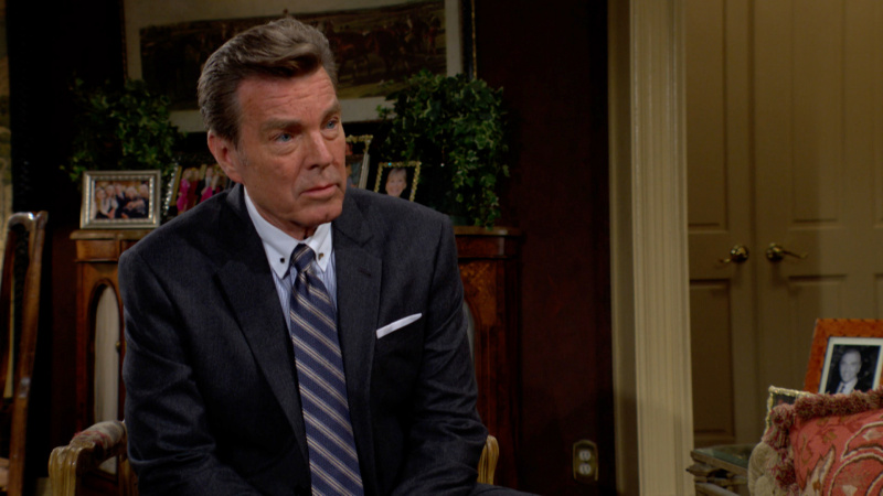   Peter Bergman puvussa Abbottin kartanossa The Young and the Restless -elokuvassa