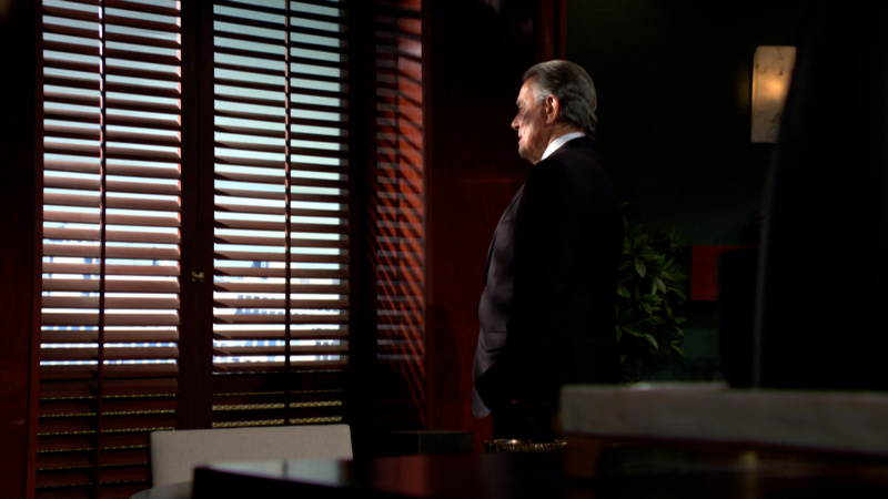   Eric Braeden, Genç ve Huzursuz'da pencereden dışarı bakan Victor rolünde