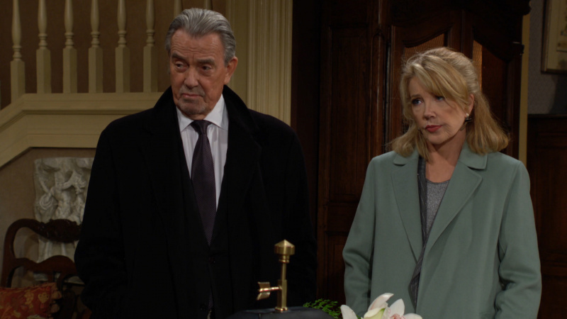 Eric Braeden a Melody Thomas Scott ako Victor a Nikki vedľa seba vo filme The Young and the Restless
