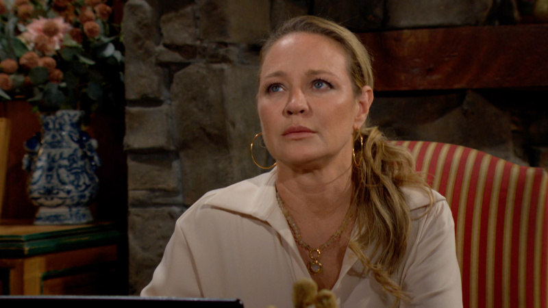  Sharon Case ako Sharon naštvaná vo filme The Young and the Restless