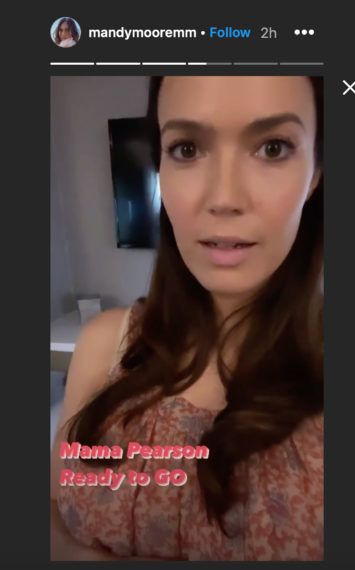 Mandy Moore This Is Us Temporada 5 Set de rodaje