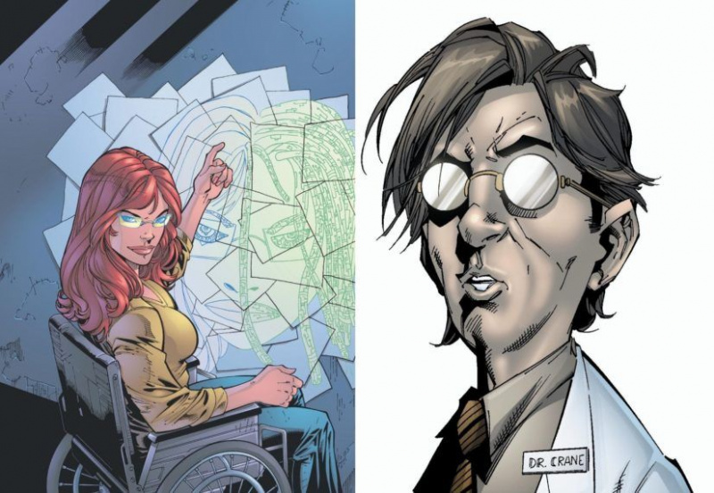 Barbara Gordon och Jonathan Crane Titans