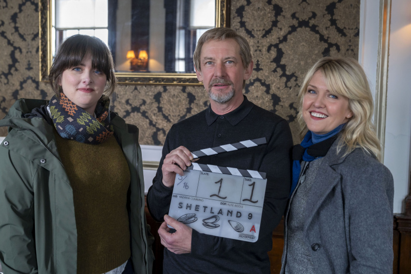 Prikazi slika (lijevo-desno): Alison O’Donnell, Ian Hart i Ashley Jensen za 9. sezonu Shetlanda