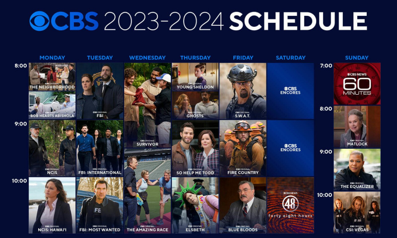   CBS 2023-2024 TV programı