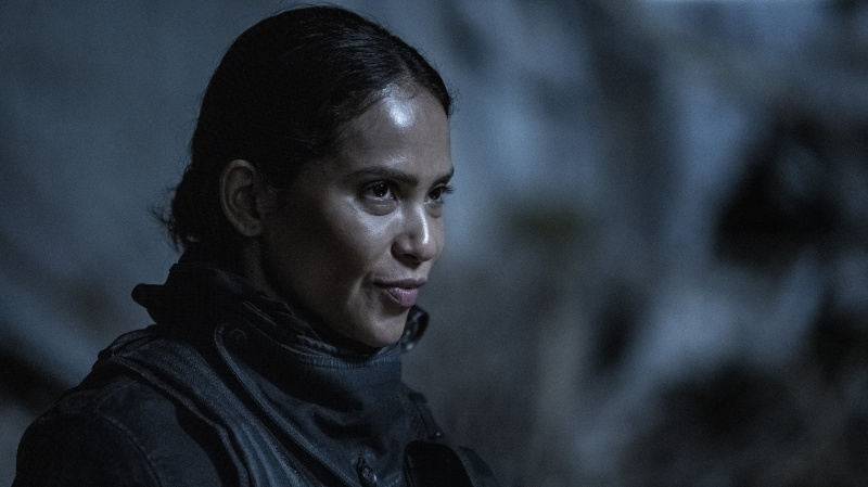   Lesley-Ann Brandt ako Pearl vo filme The Walking Dead: The Ones Who Live